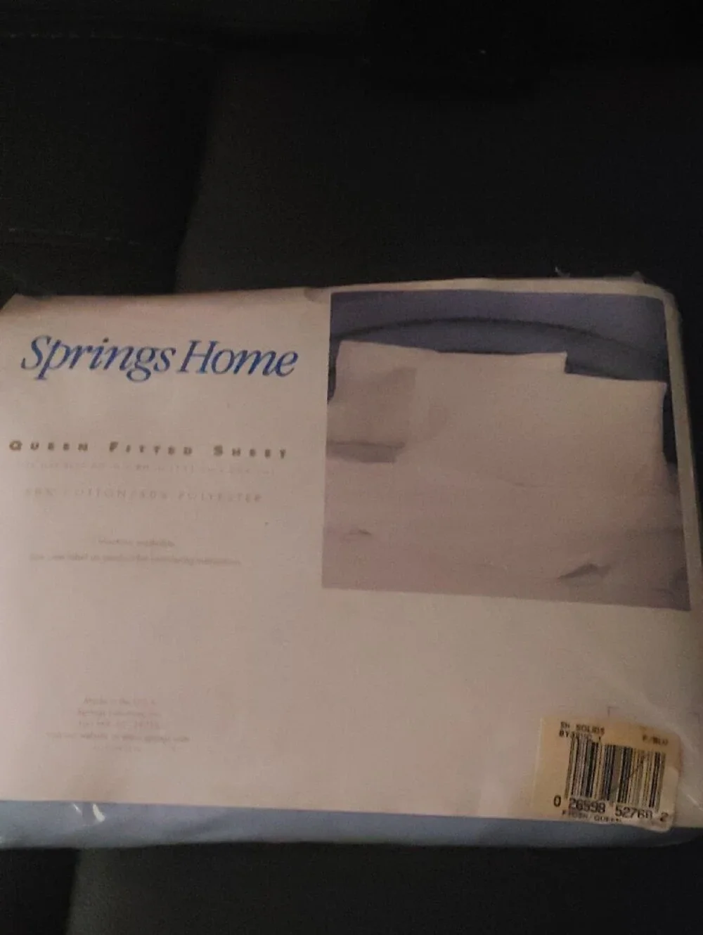 Queen Fitted Sheet in Light Blue